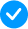 Blue checkmark symbol