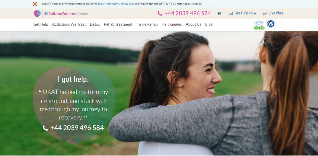 Contact-UK Addiction Treatement Centres