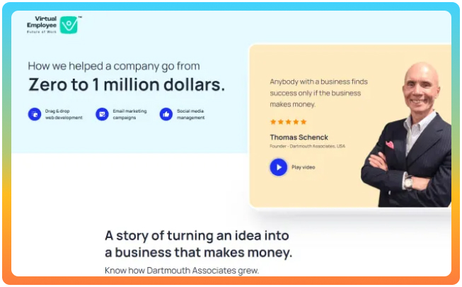 How VE helped a company go from zero to 1 million dollars