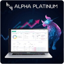 Laptop showing Report- Alpha Platinum