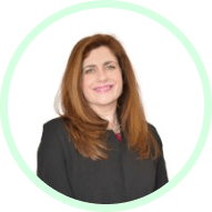 Round portrait of Melanie Coppola