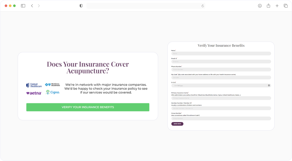 Verification of Insurance Benefits- Bee Cave