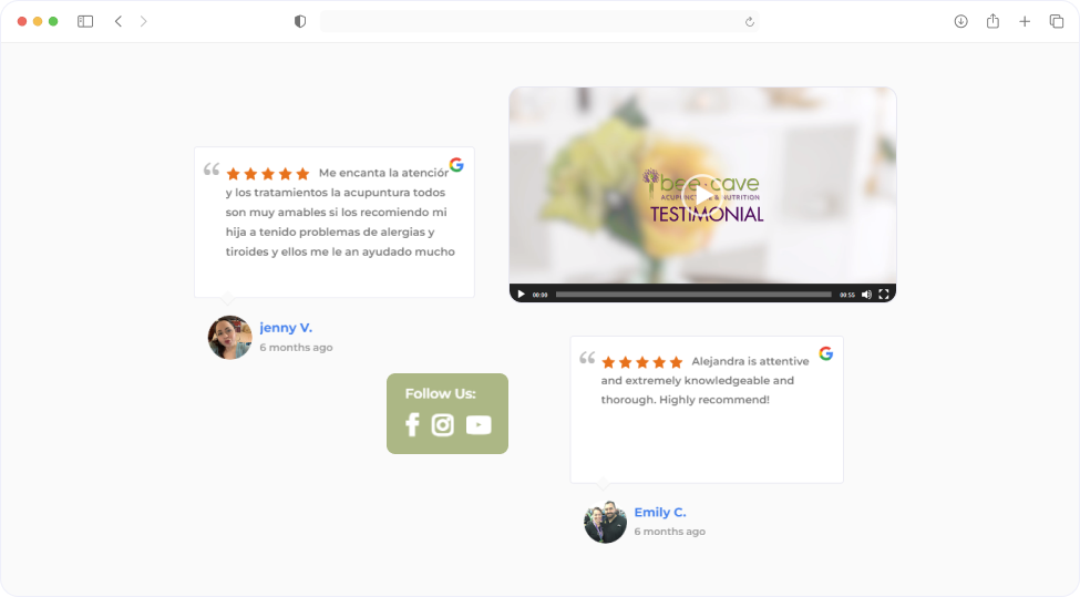 Testimonial Video of Bee Cave along with ratings and reviews- Case Study