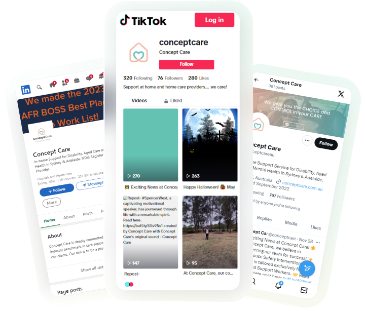 LinkedIn, TikTok & X’s