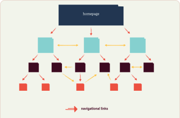 interlinking structure of the website