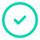 Green color tick