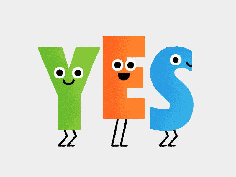 Yes animation or gif