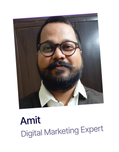 mage showcasing Amit, Digital Marketing Expert