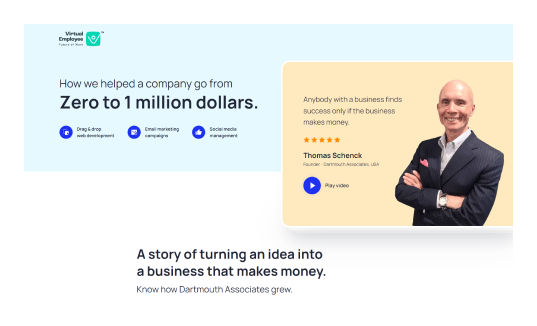 Dartmouth Associates grew from 0 to 1 Million Dollars- Case Study