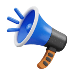 Megaphone 3D Icon