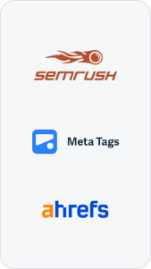 Logos- Semrush and Ahrefs