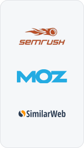 Logos- Semrush, Moz, SimilarWeb