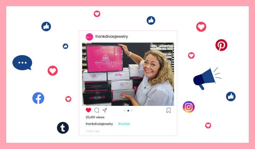 Frankdivasjewelry post in Instagram with 20,451 views
