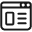 Icon for user interface and gesture