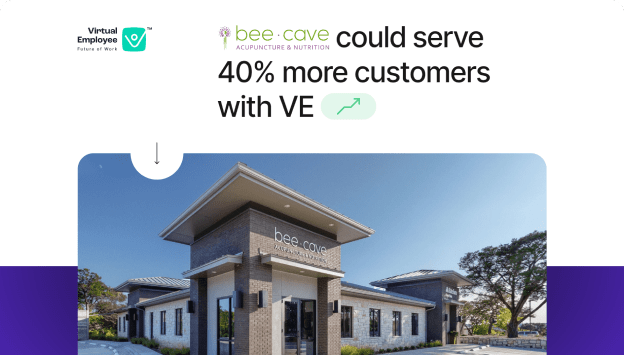 Bee Cave's potential to serve 40% more customers with Virtual Employee's services and solutions-Case Study