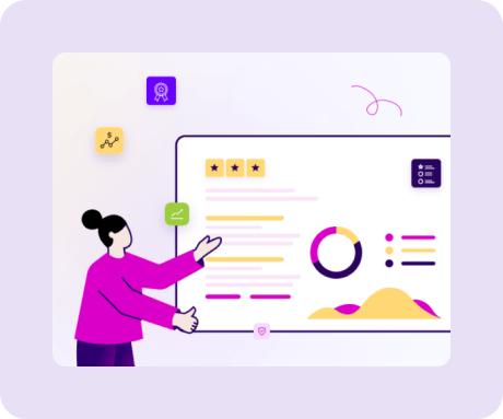 Image representing reviews and analytics