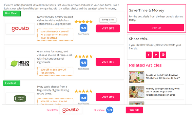 Meal kits and recipe boxes with pre-portioned ingredients for easy home cooking