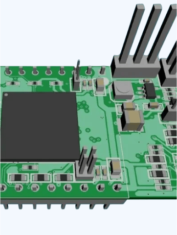 Electric Circuit with white background