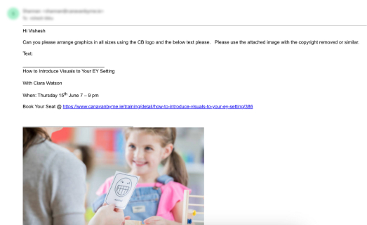 Requirement email