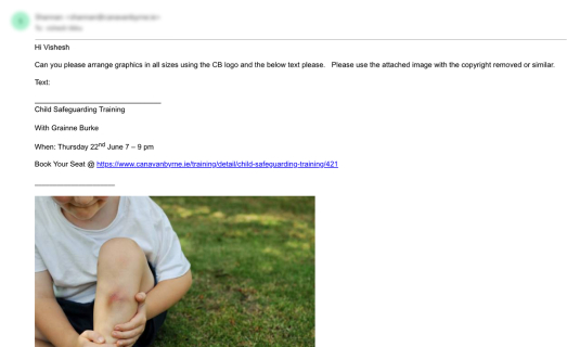 Requirement email