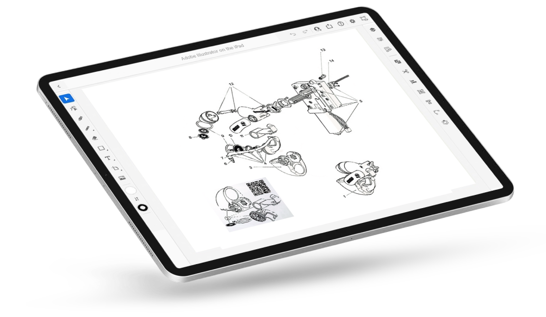 Adobe Illustrator on the ipad