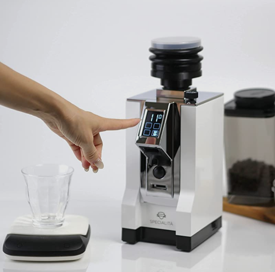 Eureka Mignon Grinder Single Dose Hopper Low Profile Add-On with Silicon Bellow Black Color