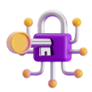 Cyber Security 3D Icon