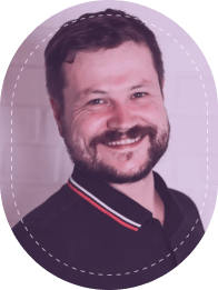 Round Image of a Man