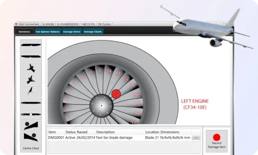 Left Engine- CF34-10E