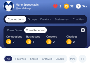 Mario Speedwagin- coins received