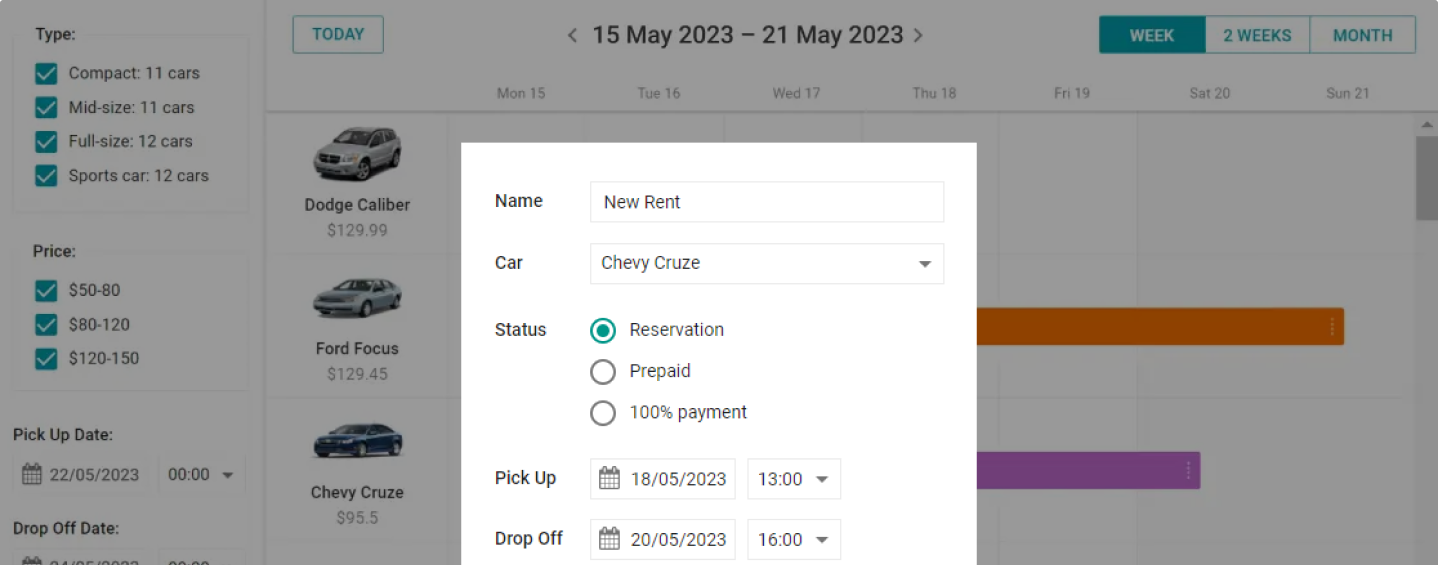 Program Develop Car Saample Rental Car Software Development - Case Study