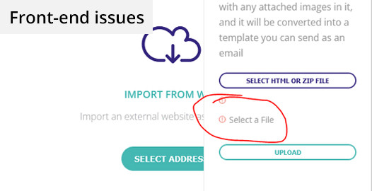GIF-Frontend issues and Console Issues
