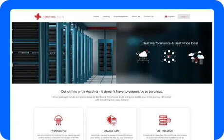 Hosting Plus Website
