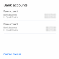 Bank Balance in Quickbooks