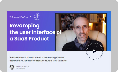 Revamping the user interface of a saas product
