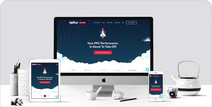 Laptop showing ppc performance is about to take off