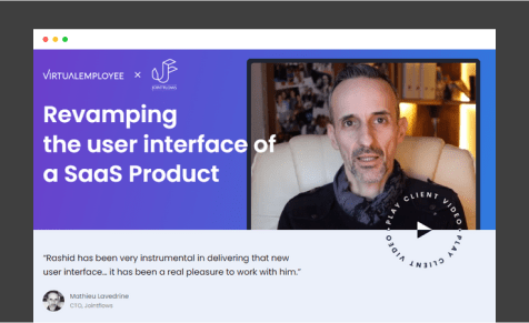Revamping the user interface of a saas product