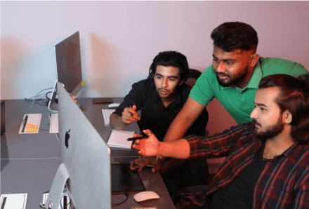 Team working together