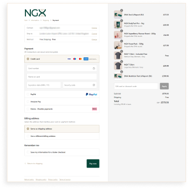 Payment Options-NGX
