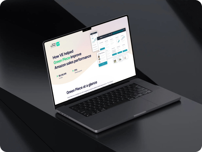 VE helped Green piece to improve Amazon sales performance