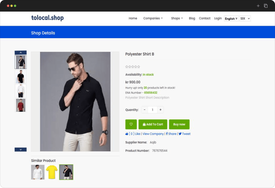 Shop details- -tolocal.shop