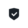 Graphic of a batch, symbolizing Enhanced Physical Security at Virtual Employee.