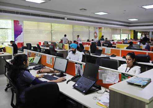 VE’s Open Office Layout Encourages spontaneous interactions