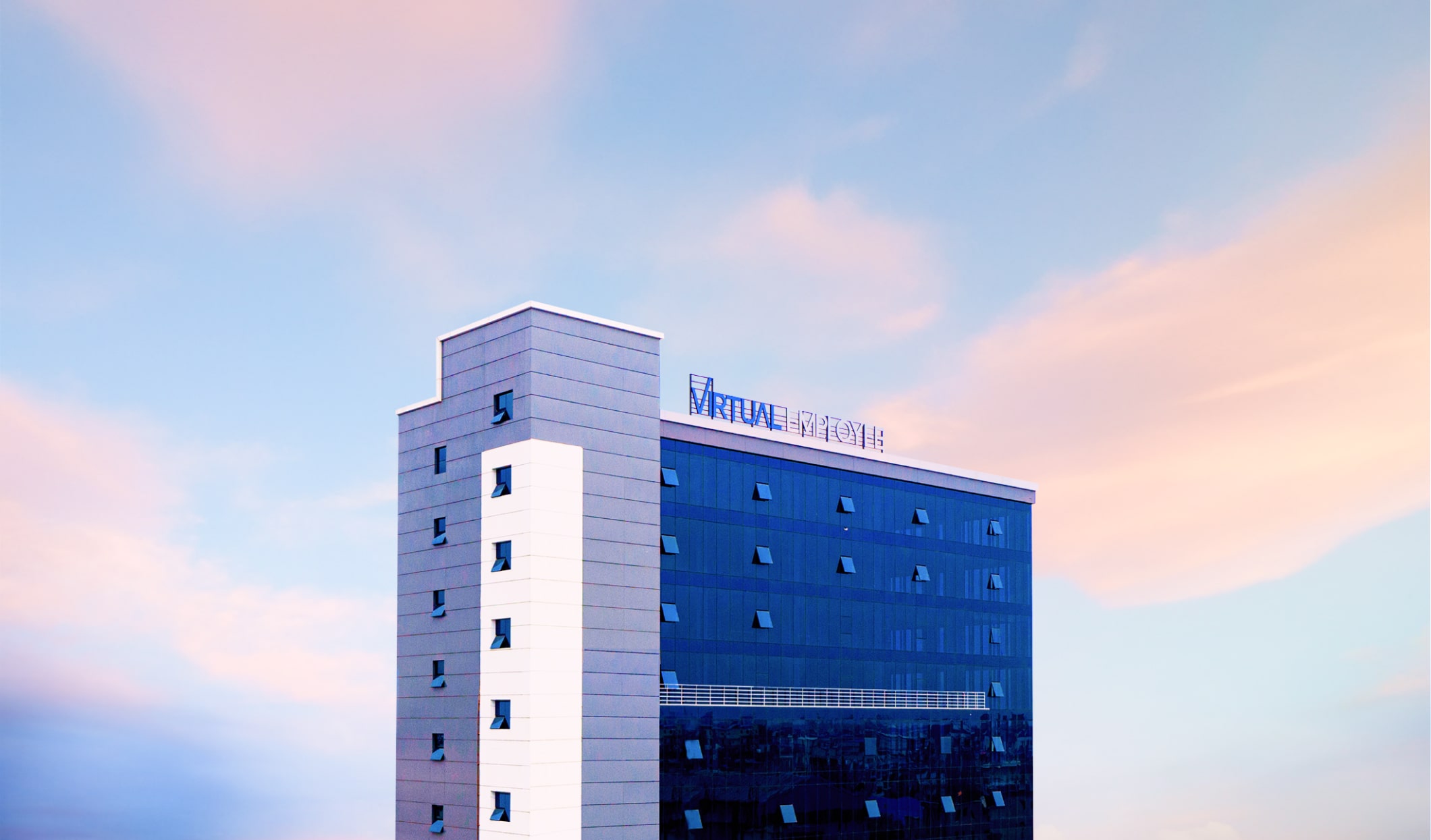 Exterior view of Virtual Employee's Noida office building, representing the hub of operations.
