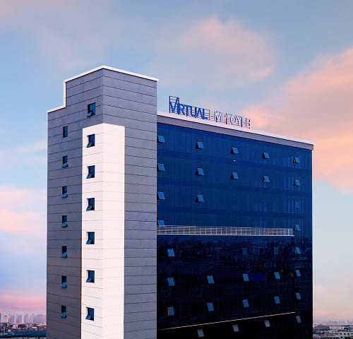 Noida office building exterior of company headquarters in India