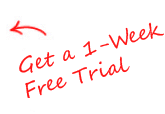 1 Week Free Trial Icon