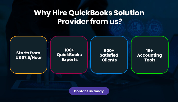 Why Hire QuickBooks Solution Provider from us?