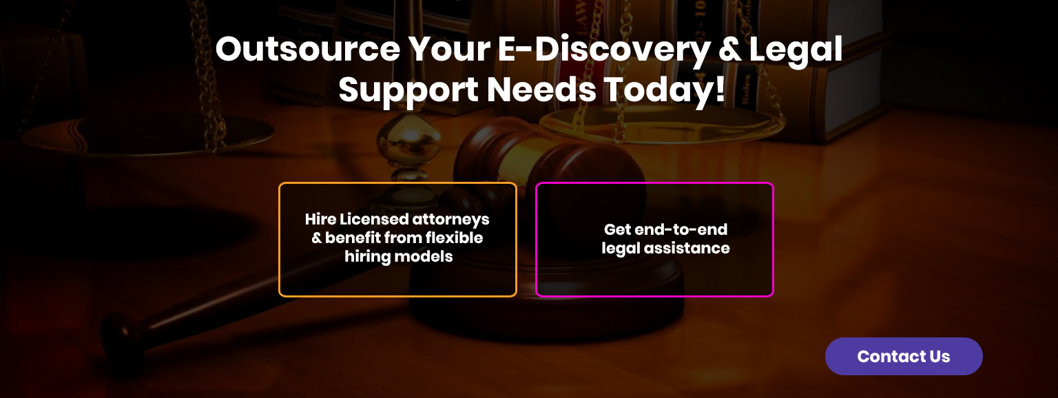 Outsource your E-Discovery & Legal Support needs from VE
