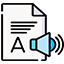 Audio Transcription icon