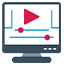 E-learning Animation icon